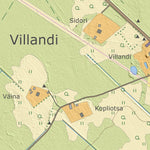 Maa-amet Vila küla, Haljala vald digital map