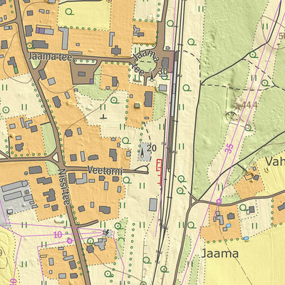 Maa-amet Vilumäe küla, Saue vald digital map