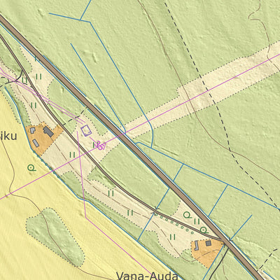 Maa-amet Võhma küla, Saaremaa vald digital map