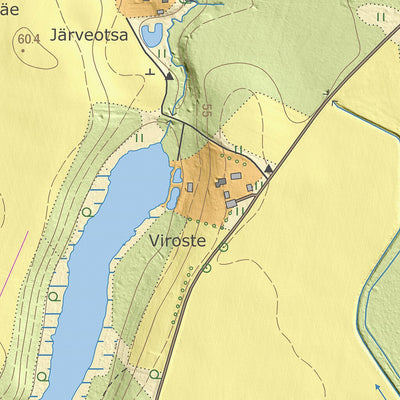Maa-amet Võiardi küla, Räpina vald digital map