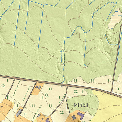 Maa-amet Voore küla, Mustvee vald digital map