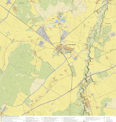 Maa-amet Võrkla küla, Viru-Nigula vald digital map