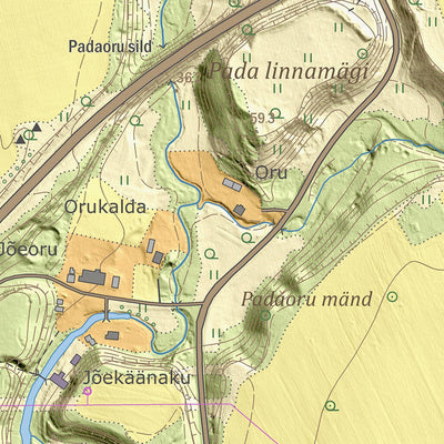Maa-amet Võrkla küla, Viru-Nigula vald digital map