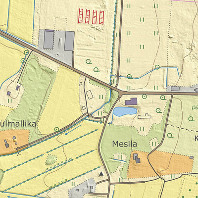 Maa-amet Võrnu küla, Alutaguse vald digital map