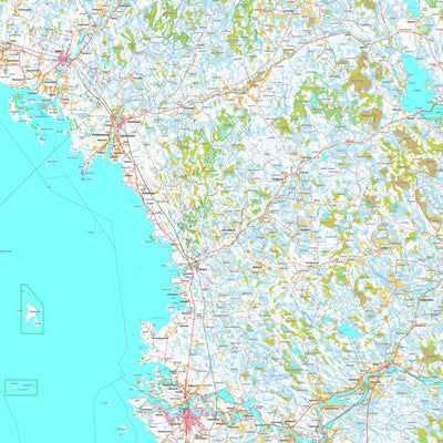 MaanMittausLaitos Ii 1:100 000 (S43L) digital map