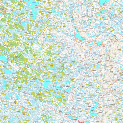 MaanMittausLaitos Jaurakkajärvi 1:100 000 (R52L) digital map