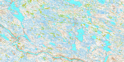 MaanMittausLaitos Rovaniemi 1:50 000 (T434) digital map