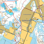 MaanMittausLaitos Tohmajärvi 1:50 000 (N543) digital map