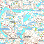 MaanMittausLaitos Virtaniemi 1:100 000 (W51R) digital map