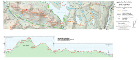 Maine Appalachian Trail Club, Inc Appalachian Trail in Maine - Map 5 digital map
