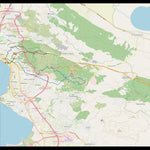 MakemyMap.gr THESSALONIKI 3 SEIH SOU TRAILS & 1 MT HORTIATIS TRAIL digital map