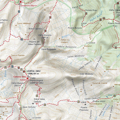 MANTA MAPS Clăbucetele Predealului digital map