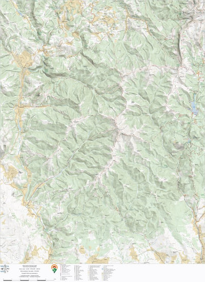 MANTA MAPS Munţii Leaota digital map