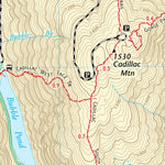 Map Adventures LLC Acadia National Park - Trail Map – Close-Up Map of popular East Side Acadia - Bar Harbor digital map