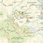 Map Adventures LLC Jack London Map & Sonoma Mountain Parks digital map