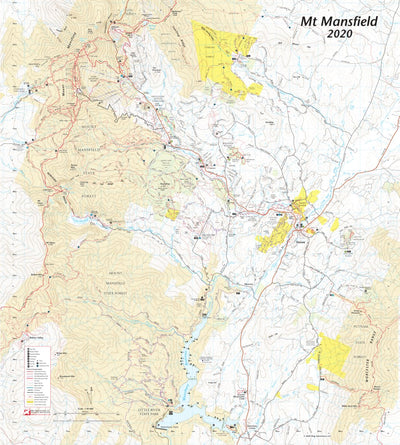 Map Adventures LLC Mount Mansfield Vermont 2022 digital map