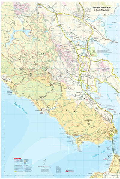 Map Adventures LLC Mt. Tam & Marin Headlands 2022 digital map