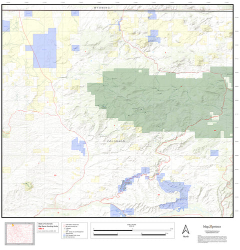 2025 Colorado Hunt Map – GMU 04 Preview 1