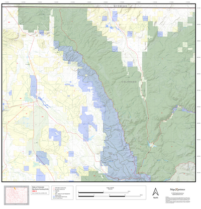 2025 Colorado Hunt Map – GMU 06 Preview 1