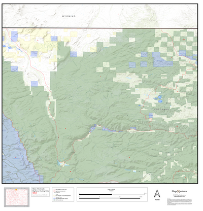 2025 Colorado Hunt Map – GMU 08 Preview 1