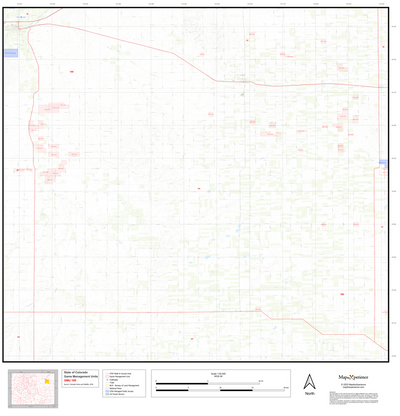 2025 Colorado Hunt Map – GMU 100 Preview 1