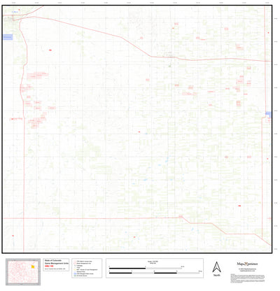 2025 Colorado Hunt Map – GMU 100 Preview 1