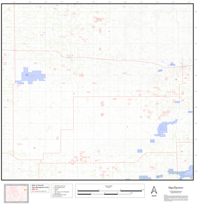 2025 Colorado Hunt Map – GMU 101 Preview 1