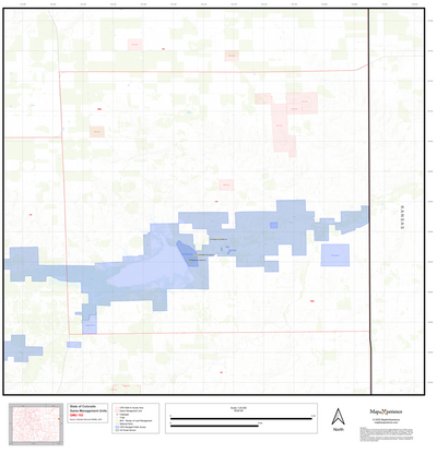 2025 Colorado Hunt Map – GMU 103 Preview 1
