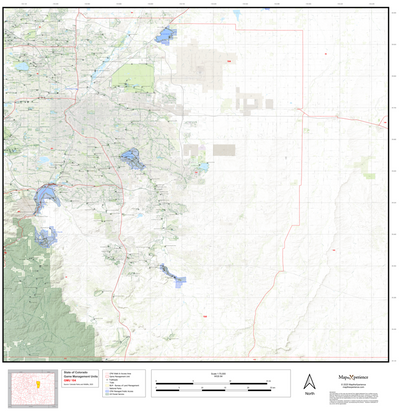 2025 Colorado Hunt Map – GMU 104 Preview 1