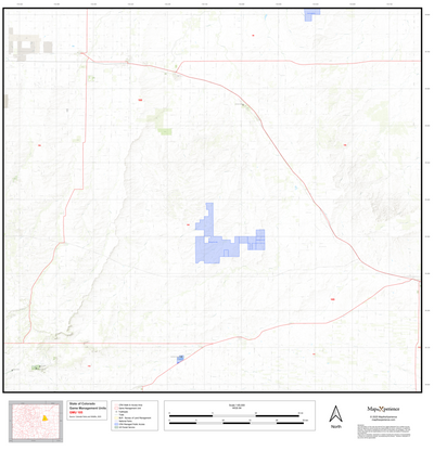 2025 Colorado Hunt Map – GMU 105 Preview 1
