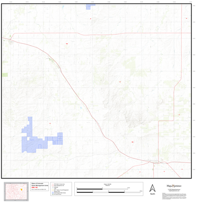2025 Colorado Hunt Map – GMU 106 Preview 1