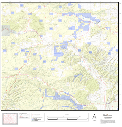 2025 Colorado Hunt Map – GMU 11 Preview 1