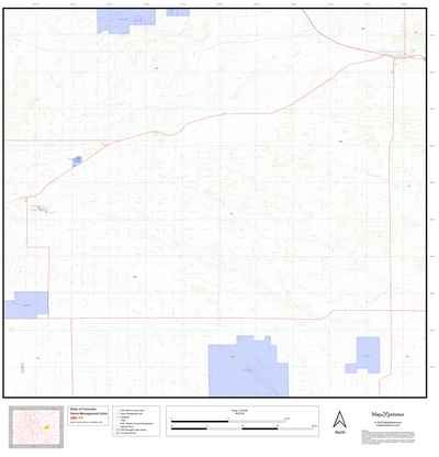 2025 Colorado Hunt Map – GMU 111 Preview 1