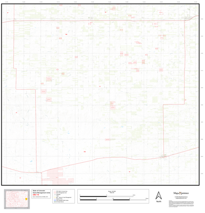 2025 Colorado Hunt Map – GMU 116 Preview 1