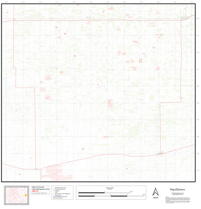 2025 Colorado Hunt Map – GMU 116 Preview 1