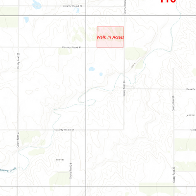 2025 Colorado Hunt Map – GMU 116 Preview 3