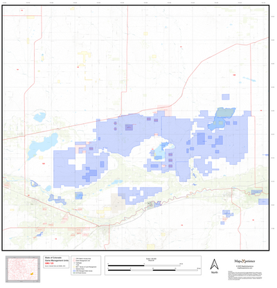 2025 Colorado Hunt Map – GMU 125 Preview 1