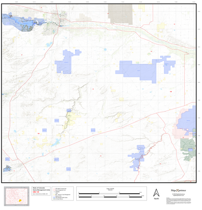 2025 Colorado Hunt Map – GMU 128 Preview 1