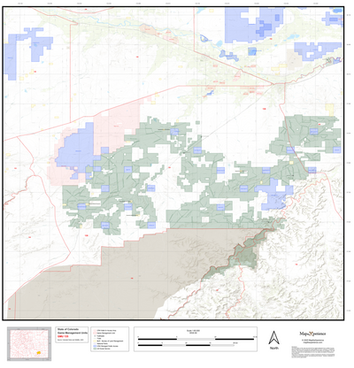 2025 Colorado Hunt Map – GMU 135 Preview 1