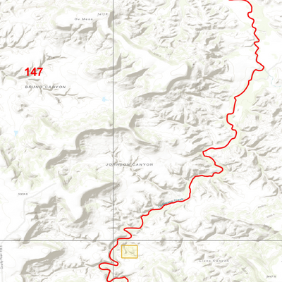 2025 Colorado Hunt Map – GMU 135 Preview 3