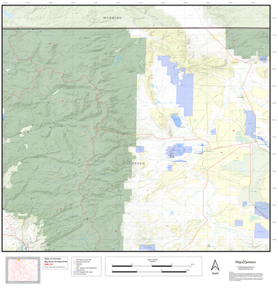 2025 Colorado Hunt Map – GMU 161 Preview 1