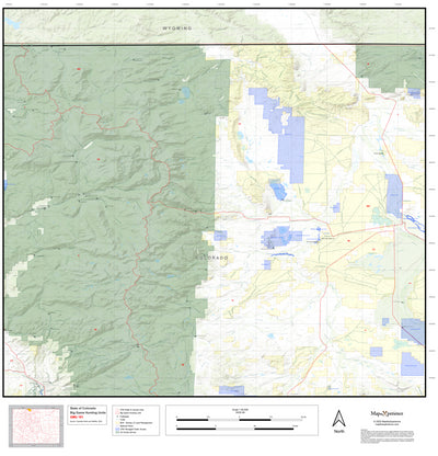 2025 Colorado Hunt Map – GMU 161 Preview 1