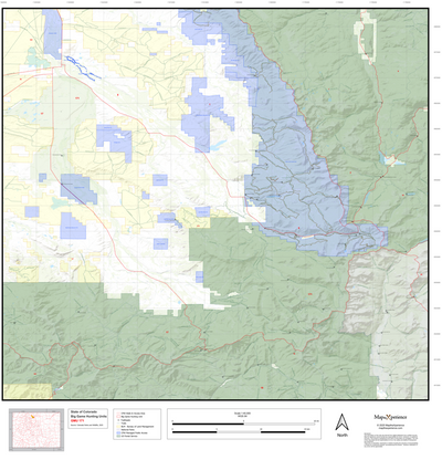 2025 Colorado Hunt Map – GMU 171 Preview 1
