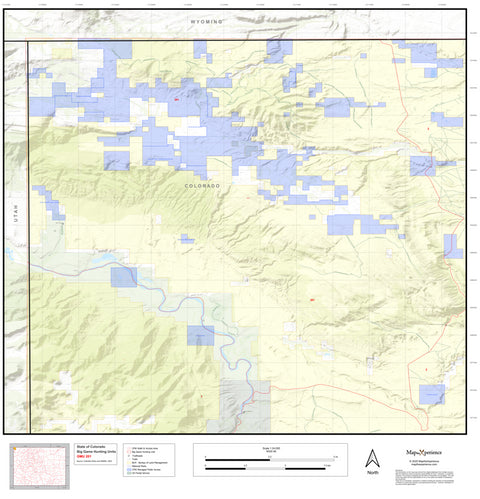 2025 Colorado Hunt Map – GMU 201 Preview 1