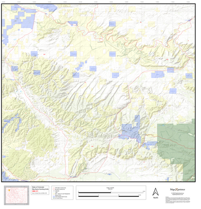 2025 Colorado Hunt Map – GMU 211 Preview 1