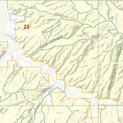2025 Colorado Hunt Map – GMU 22 Preview 2