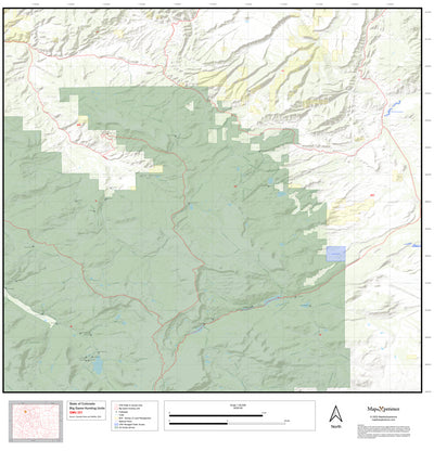 2025 Colorado Hunt Map – GMU 231 Preview 1