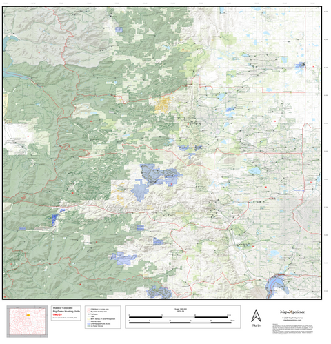 2025 Colorado Hunt Map – GMU 29 Preview 1