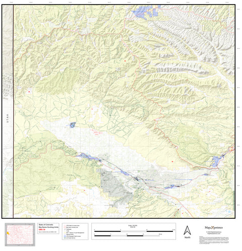 2025 Colorado Hunt Map – GMU 30 Preview 1