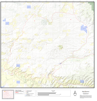 2025 Colorado Hunt Map – GMU 301 Preview 1